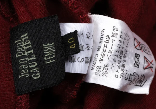 Jean Paul GAULTIER FEMME Floral Sequin Embellished High Neck T-shirt K-164533_018