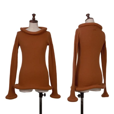 Jean Paul GAULTIER FEMME Ring Neck Wool Rib Knit