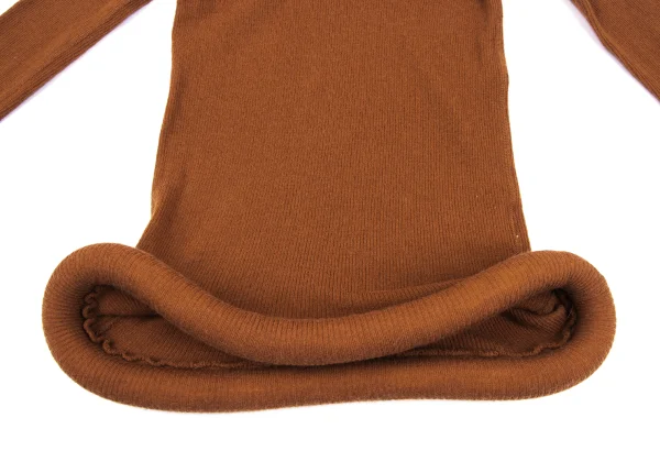 Jean Paul GAULTIER FEMME Ring Neck Wool Rib Knit K-164535_007