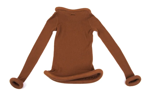 Jean Paul GAULTIER FEMME Ring Neck Wool Rib Knit K-164535_009