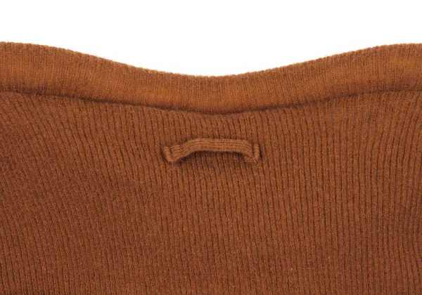 Jean Paul GAULTIER FEMME Ring Neck Wool Rib Knit K-164535_010