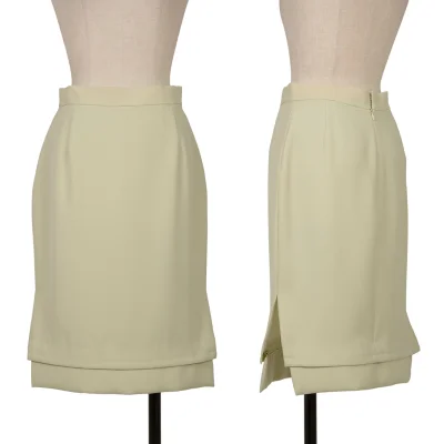 Jean Paul GAULTIER FEMME Hem Zip Design Poly Skirt
