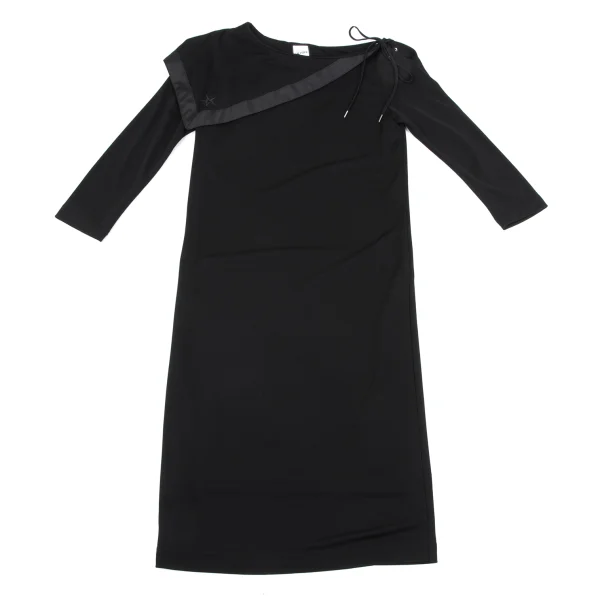 Jean Paul GAULTIER FOR SEPT PREMIERES Star Embroidery Asymmetry Collar Dress K-164542_002