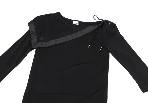 Jean Paul GAULTIER FOR SEPT PREMIERES Star Embroidery Asymmetry Collar Dress K-164542_003