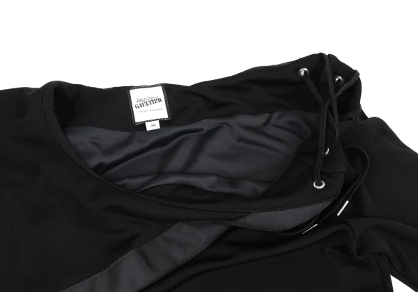 Jean Paul GAULTIER FOR SEPT PREMIERES Star Embroidery Asymmetry Collar Dress K-164542_008