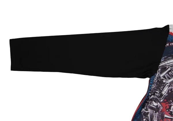 Jean Paul GAULTIER FOR SEPT PREMIERES Graphic Print Boat-neck Top K-164545_006