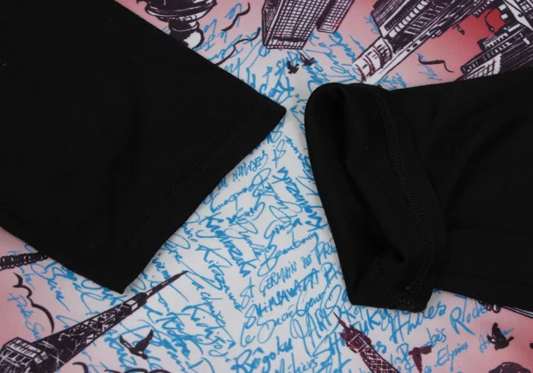 Jean Paul GAULTIER FOR SEPT PREMIERES Graphic Print Boat-neck Top K-164545_007