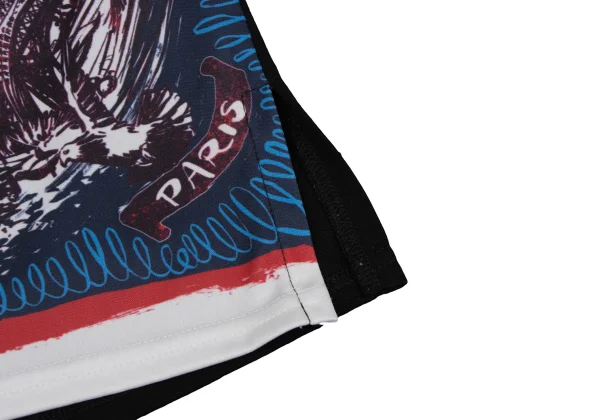 Jean Paul GAULTIER FOR SEPT PREMIERES Graphic Print Boat-neck Top K-164545_010