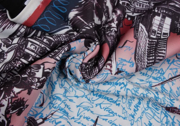 Jean Paul GAULTIER FOR SEPT PREMIERES Graphic Print Boat-neck Top K-164545_013