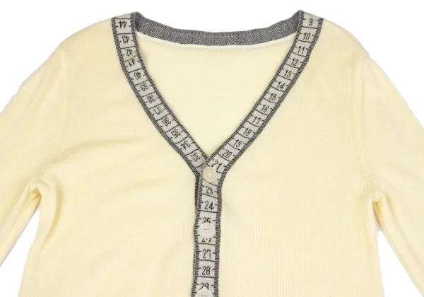 Jean Paul GAULTIER FOR SEPT PREMIERES Wool Blend Major Knit Cardigan K-164546_003