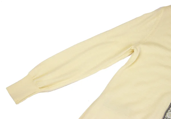 Jean Paul GAULTIER FOR SEPT PREMIERES Wool Blend Major Knit Cardigan K-164546_006