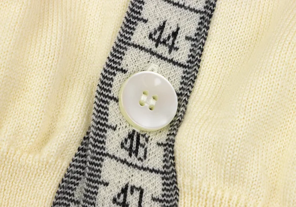 Jean Paul GAULTIER FOR SEPT PREMIERES Wool Blend Major Knit Cardigan K-164546_010