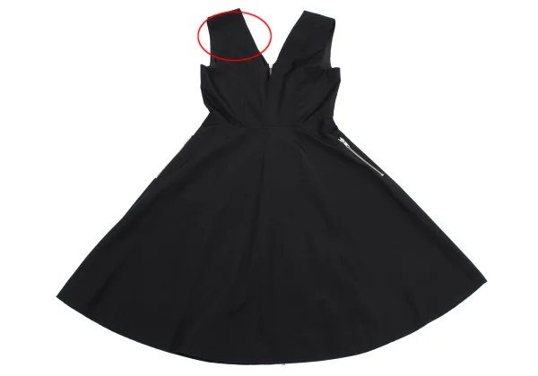 Jean Paul GAULTIER FOR SEPT PREMIERES Cotton Nylon Sleeveless Zip Dress K-164547_010