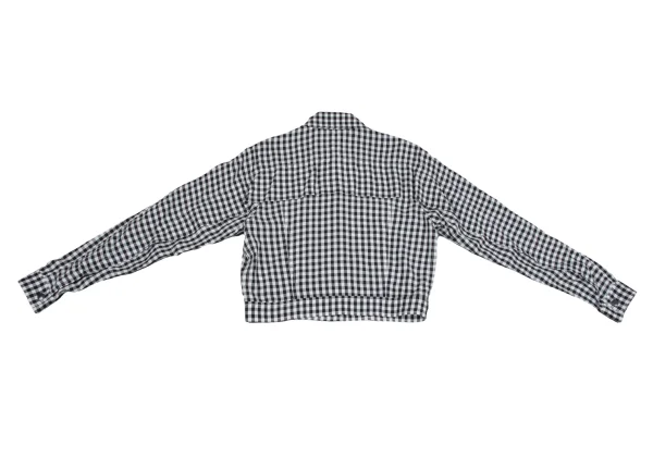 Jean Paul GAULTIER FOR SEPT PREMIERES Gingham Check Short Trucker Jacket K-164548_012