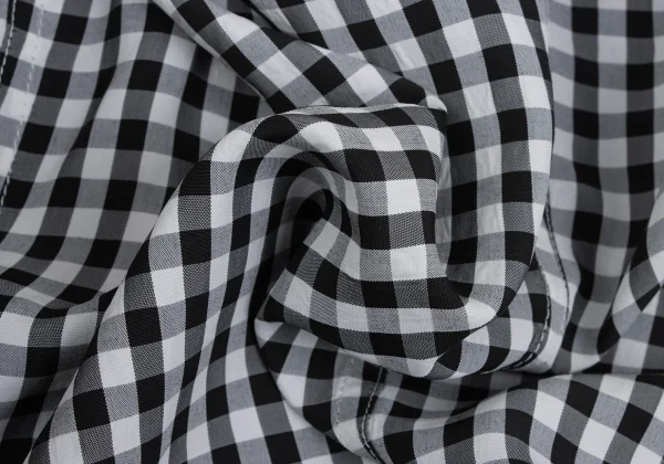 Jean Paul GAULTIER FOR SEPT PREMIERES Gingham Check Short Trucker Jacket K-164548_015