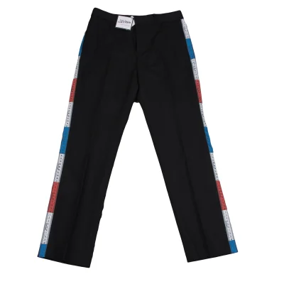 Jean Paul GAULTIER FOR SEPT PREMIERES Wool Side Major Straight Pants