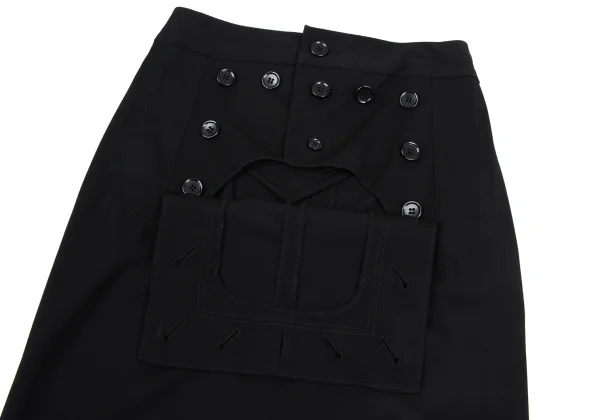 Jean Paul GAULTIER FOR SEPT PREMIERES Back Lace-up Skirt K-164553_006