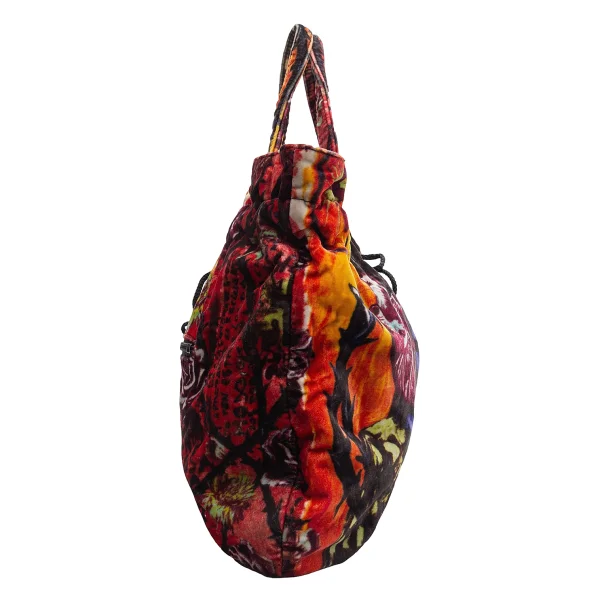 Jean Paul GAULTIER Graphic Printed Velour Tote Bag K-164555_003