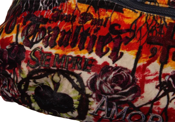 Jean Paul GAULTIER Graphic Printed Velour Tote Bag K-164555_006