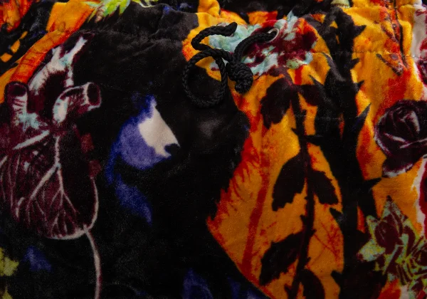 Jean Paul GAULTIER Graphic Printed Velour Tote Bag K-164555_009