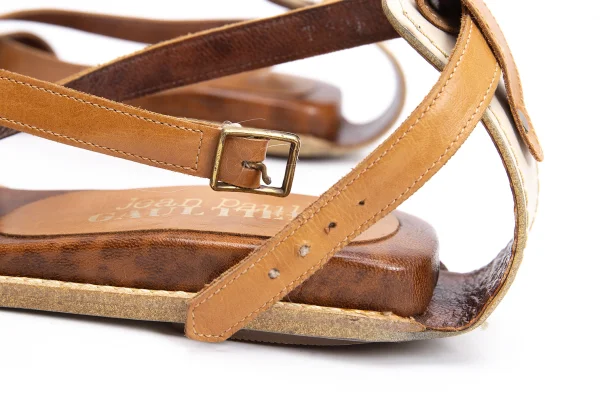 Jean Paul GAULTIER Strap Leather Sandal K-164557_006