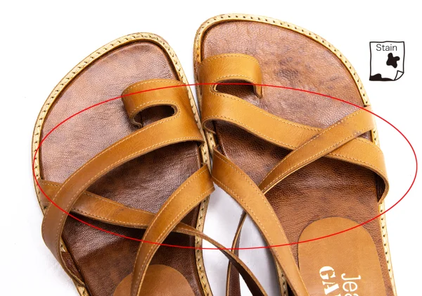 Jean Paul GAULTIER Strap Leather Sandal K-164557_011