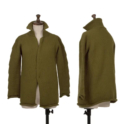 Y's Poly Snap Button Knit Cardigan