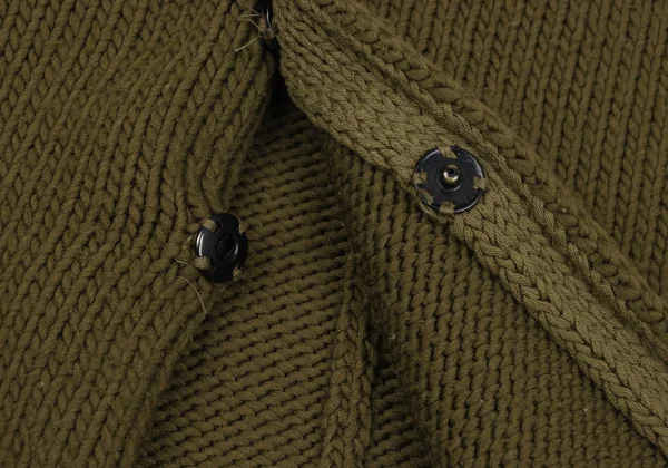 Y's Poly Snap Button Knit Cardigan K-164561_010