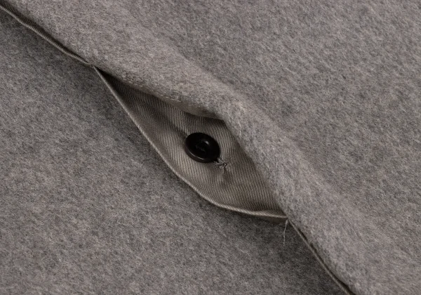 Y's PINK Cashmere Blend Wool Brushed Poncho Coat K-164563_009