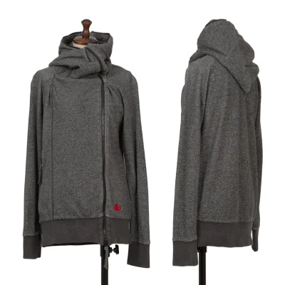 Vivienne Westwood Red Label Cotton Point Embroidery Double Zip Hoodie