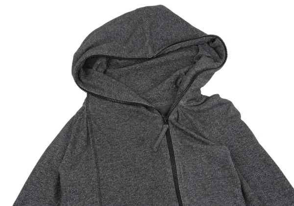 ヴィヴィアンウエストウッド レッドレーベルVivienne Westwood Red Label コットンポイント刺繍ダブルジップパーカー グレー2 K-164565_003