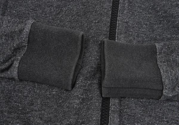 ヴィヴィアンウエストウッド レッドレーベルVivienne Westwood Red Label コットンポイント刺繍ダブルジップパーカー グレー2 K-164565_006