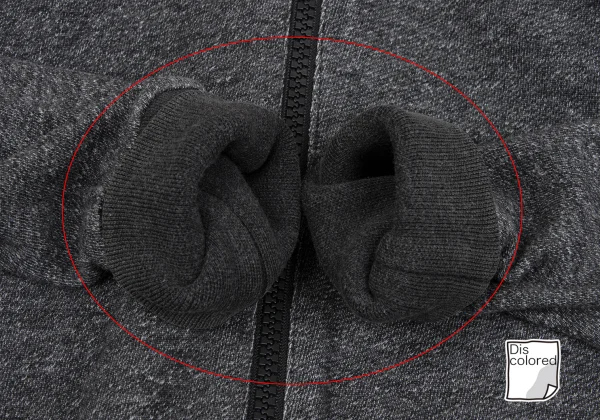 ヴィヴィアンウエストウッド レッドレーベルVivienne Westwood Red Label コットンポイント刺繍ダブルジップパーカー グレー2 K-164565_007