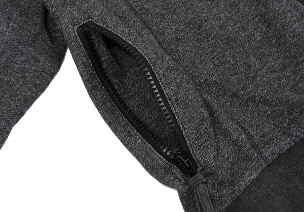 ヴィヴィアンウエストウッド レッドレーベルVivienne Westwood Red Label コットンポイント刺繍ダブルジップパーカー グレー2 K-164565_011