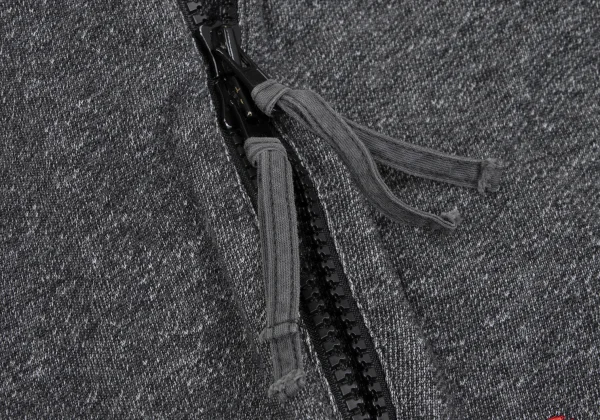 ヴィヴィアンウエストウッド レッドレーベルVivienne Westwood Red Label コットンポイント刺繍ダブルジップパーカー グレー2 K-164565_012