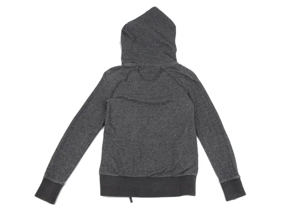 ヴィヴィアンウエストウッド レッドレーベルVivienne Westwood Red Label コットンポイント刺繍ダブルジップパーカー グレー2 K-164565_015