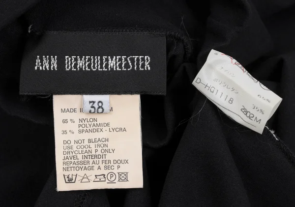 ANN DEMEULEMEESTE Stretch Turtleneck Top K-164566_013