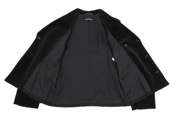 tricot COMME des GARCONS Wool Velour Switching Jacket K-164573_011