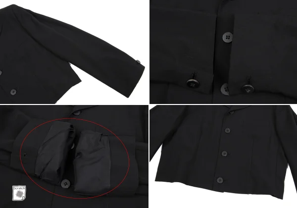 tricot COMME des GARCONS Wool Short Jacket & Shorts K-164576_006