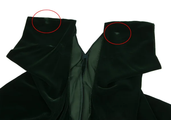 COMME des GARCONS V-neck Velour Dress K-164581_003