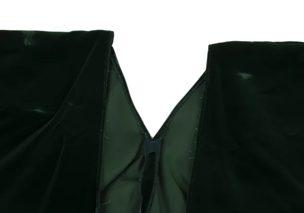 COMME des GARCONS V-neck Velour Dress K-164581_006