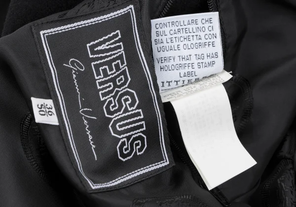 VERSUS Melton Wool Metal Button Coat K-164588_014