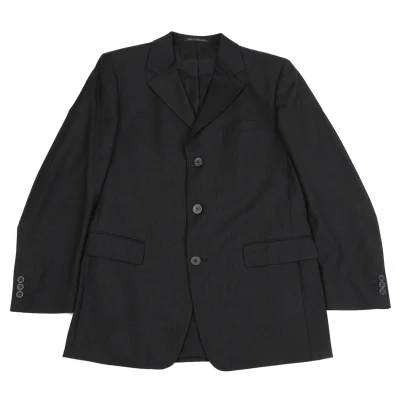 GIANNI VERSACE Wool Pinstripe Jacket