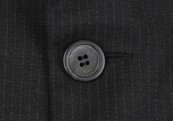 GIANNI VERSACE Wool Pinstripe Jacket K-164589_005