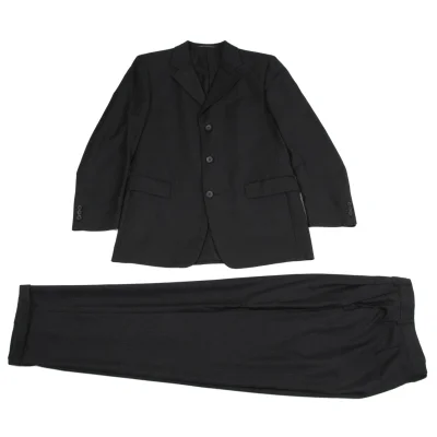 GIANNI VERSACE Wool Pinstripe Jacket & Pants
