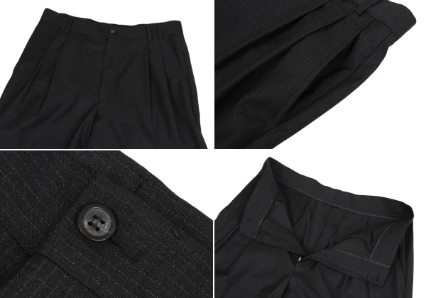 GIANNI VERSACE Wool Pinstripe Jacket & Pants K-164591_013