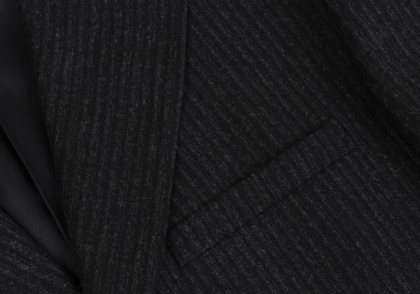 イスタンテistante シャドーストライプウールジャケット 濃グレー50 K-164595_004