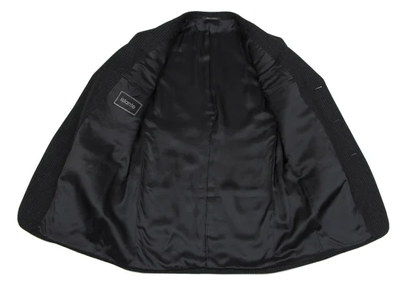 イスタンテistante シャドーストライプウールセットアップスーツ 濃グレー50 52 K-164597_008