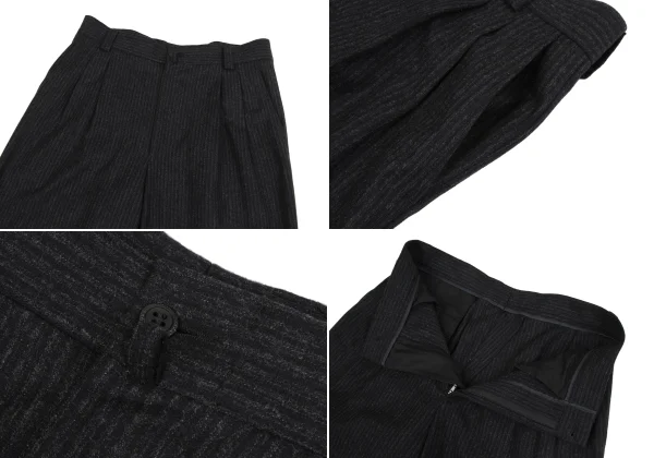 イスタンテistante シャドーストライプウールセットアップスーツ 濃グレー50 52 K-164597_013