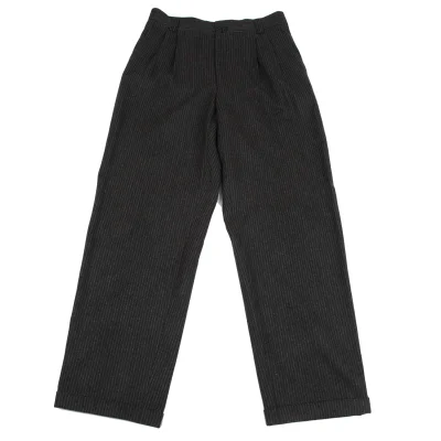 istante Wool Pinstripe Tuck Pants